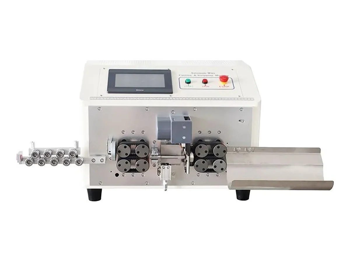 Automatic Multi-Core Sheathed Cable Cutting and Stripping Machine, Φ2–10 mm and 2–8 Cores