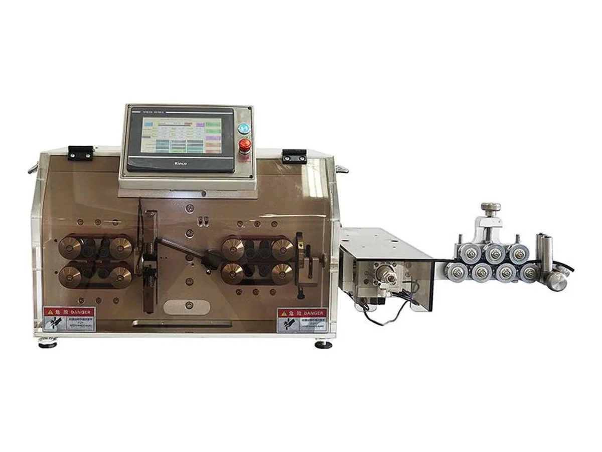 Automatic Wire Cut and Strip Machine with 32-Segment Middle Stripping