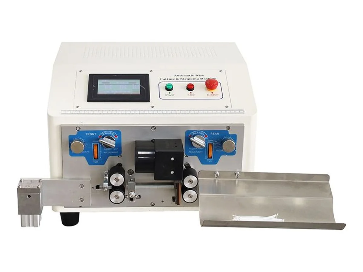Automatic 2-Pin Flat Cable Cutting, Stripping and Splitting Machine