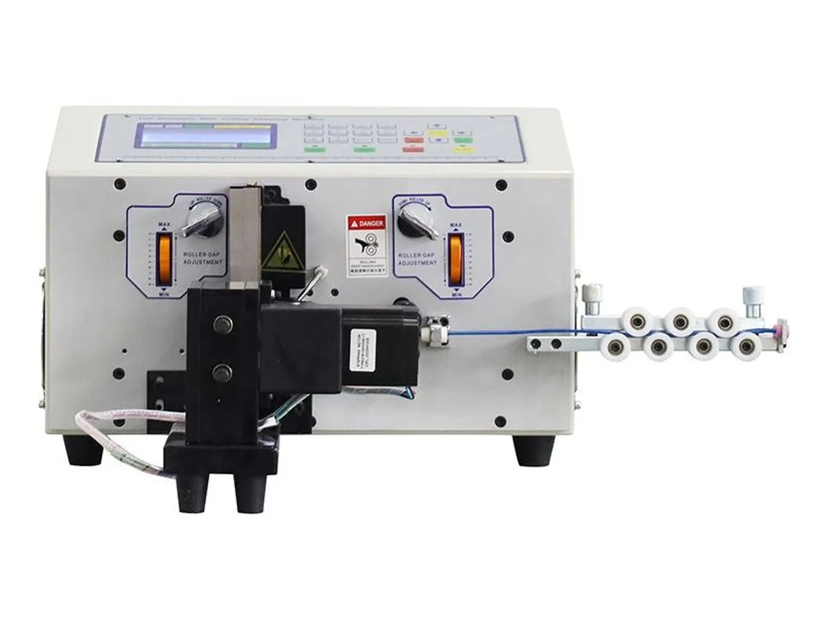 Automatic Wire Cutting Stripping and End Twisting Machine for Single and Double Wire