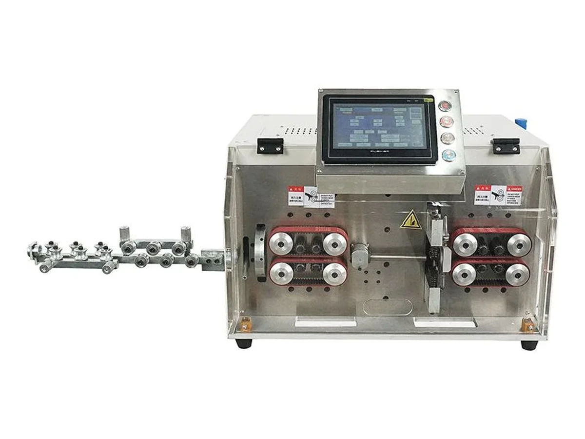 Round Sheathed Cable Cutting and Stripping Machine for Φ3–13 mm Multi-Core Cable
