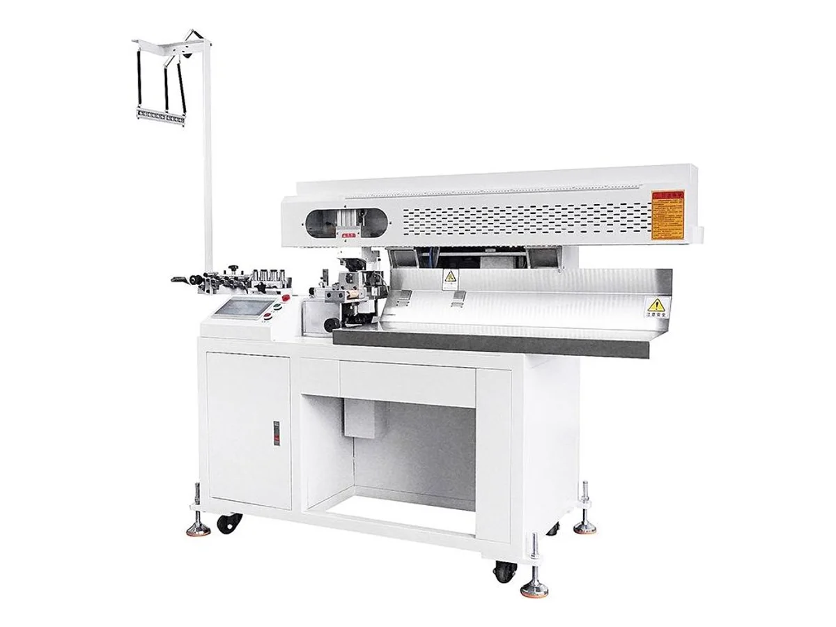 Long-Lead Wire Cutting and Stripping Machine for AWG 10–28 up to 99,999 mm