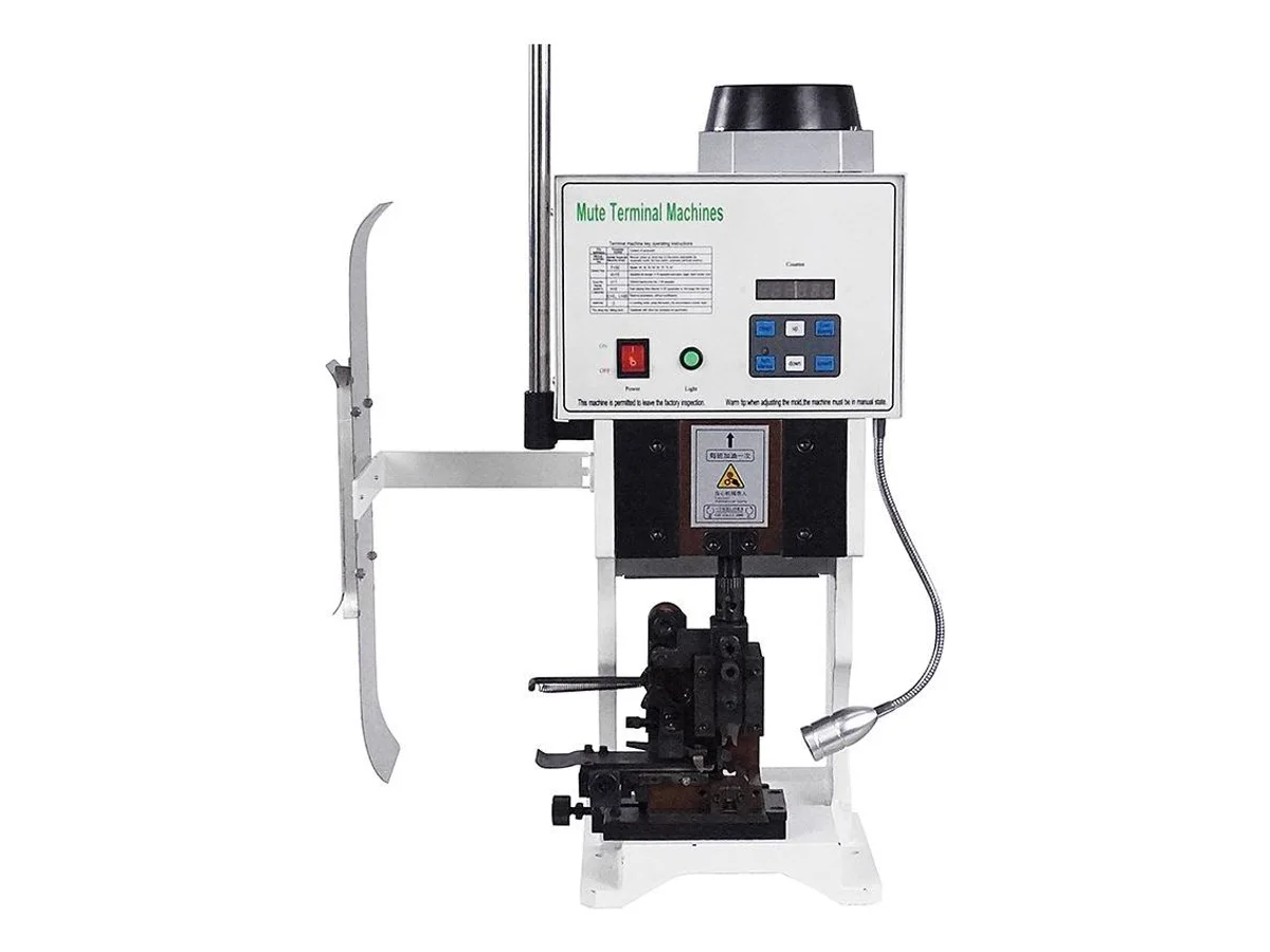 2 Ton Low-Noise Terminal Crimping Machine with Interchangeable Applicators