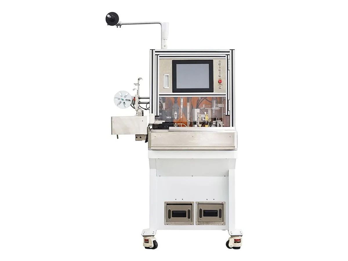 Double Wire Seal Insertion and Terminal Crimping Machine, Rubber Seals for 0.2–2.5 mm² Waterproof Harnesses