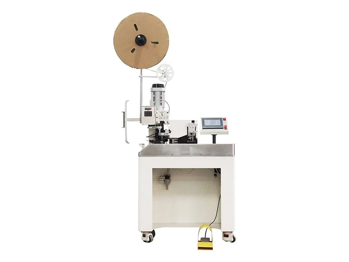 Semi-Automatic Core Wire Stripping and Crimping Machine for Multi-Core Cable, 1–12 Cores
