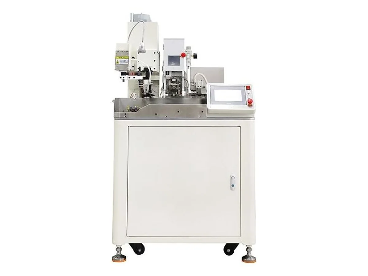 Automatic Single-End Terminal Crimping or Rubber Seal Inserting Machine, AWG 28–16