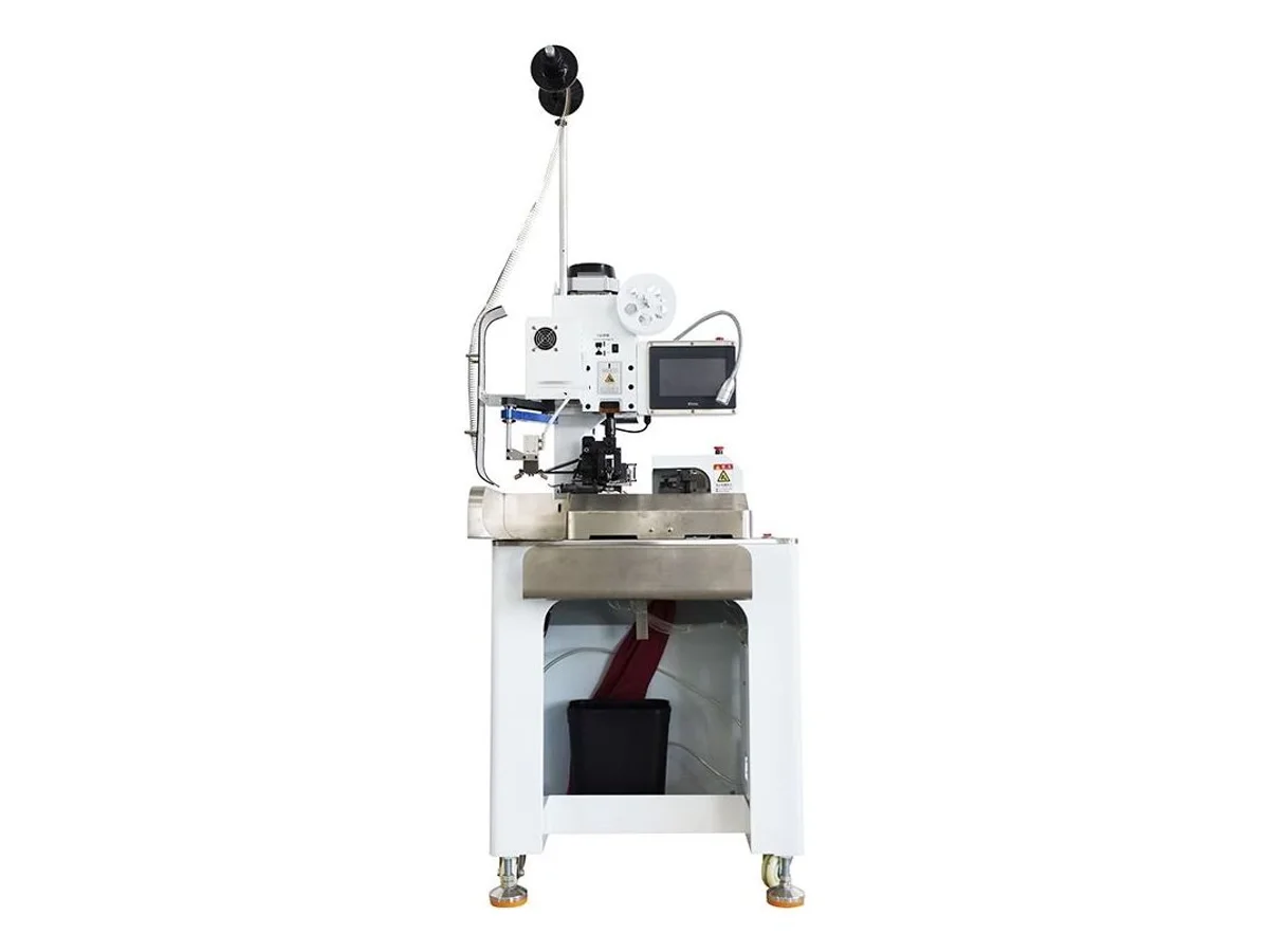 Semi-Automatic Multi-Core Cable Core Wire Stripping and Crimping Machine, 2–14 Cores, AWG 22–30