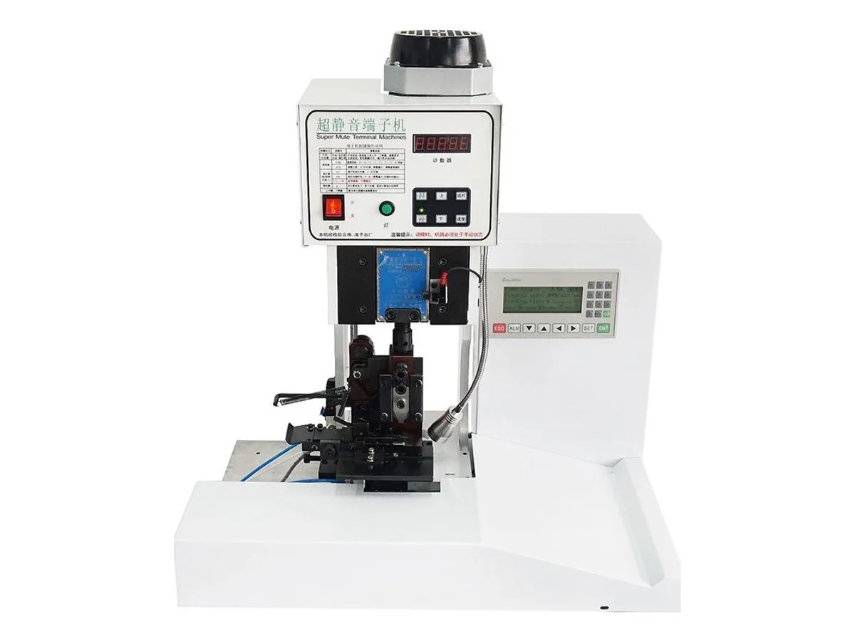 Membrane Switch Terminal Crimping Machine for FPC and FFC Tails, 2P–20P