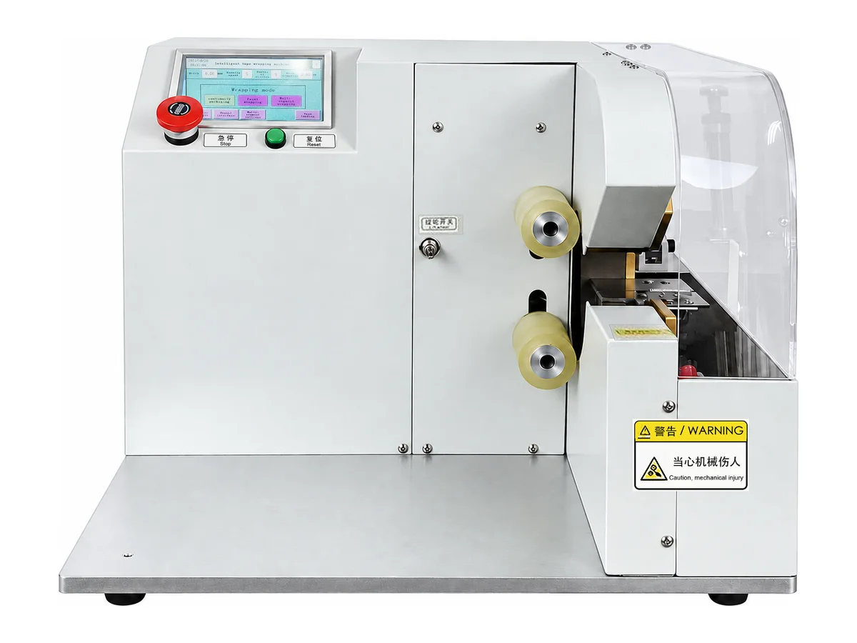 Extended-Height Wire Harness Tape Wrapping Machine for Large Bundles