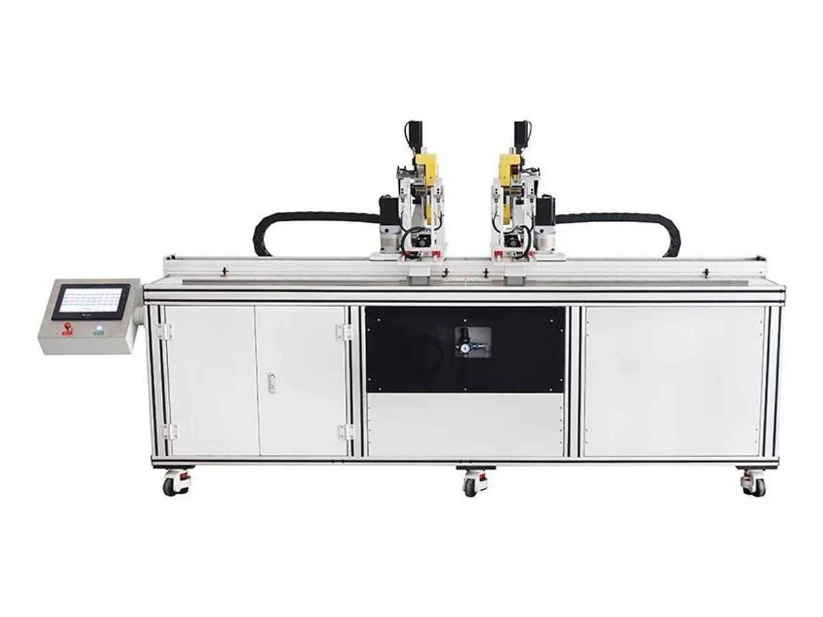 Two-Station Spot Taping Machine for Wire Coils and Long Bundles