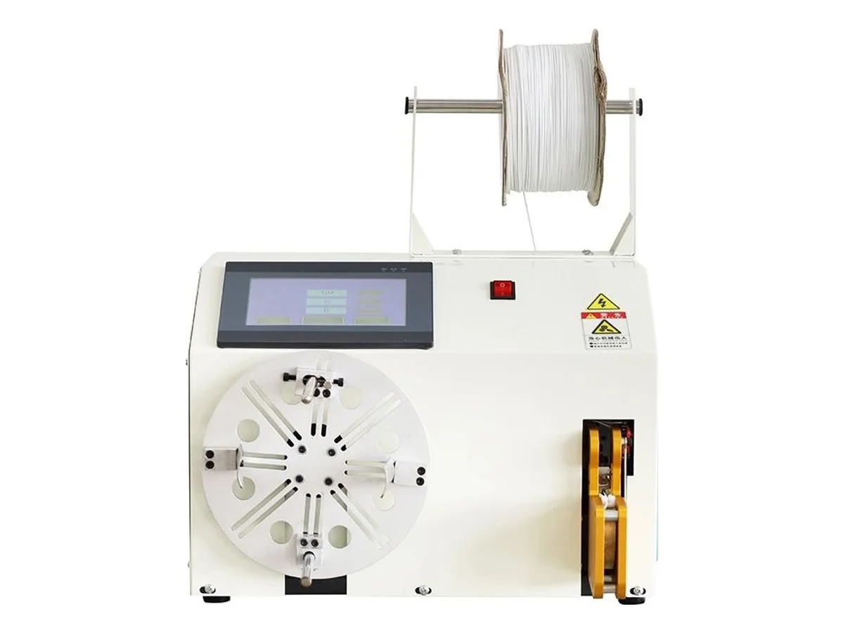 Semi-Automatic Wire Winding and Twist Tie Machine