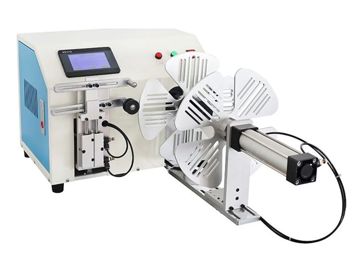 Semi-Automatic Cable Coiling Machine with Automatic Level Winding