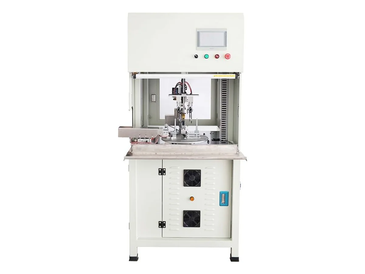 Automatic AC Power Cord Winding and Tying Machine