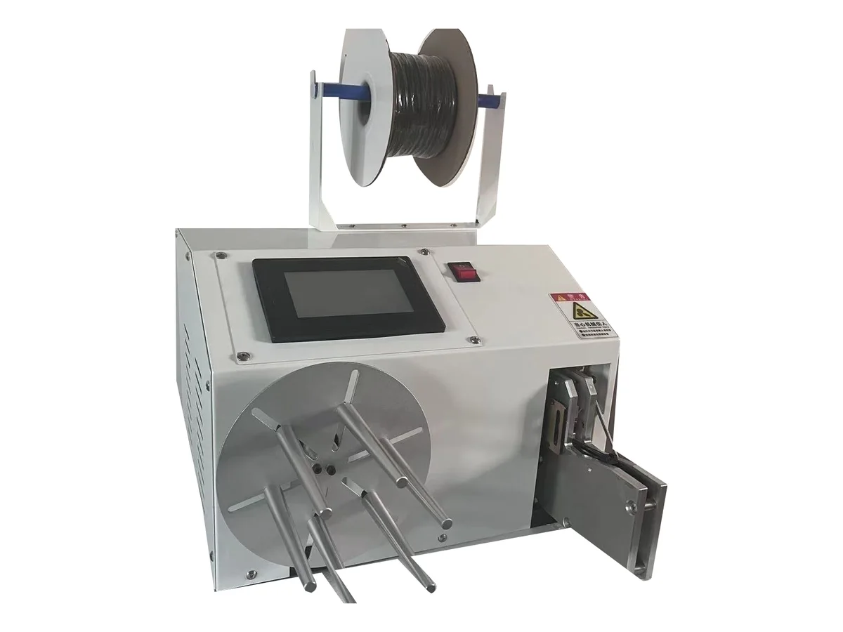 Semi-Automatic Cable Coiling and Twist Tying Machine for 15–40 mm Bundles