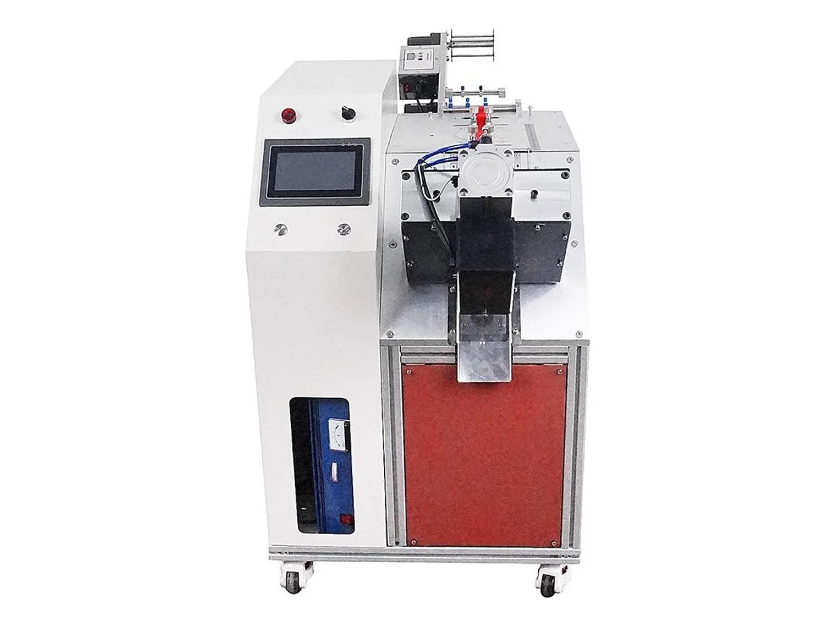 Ultrasonic Ribbon and Tape Cutting Machine with Straight and Angle Cuts