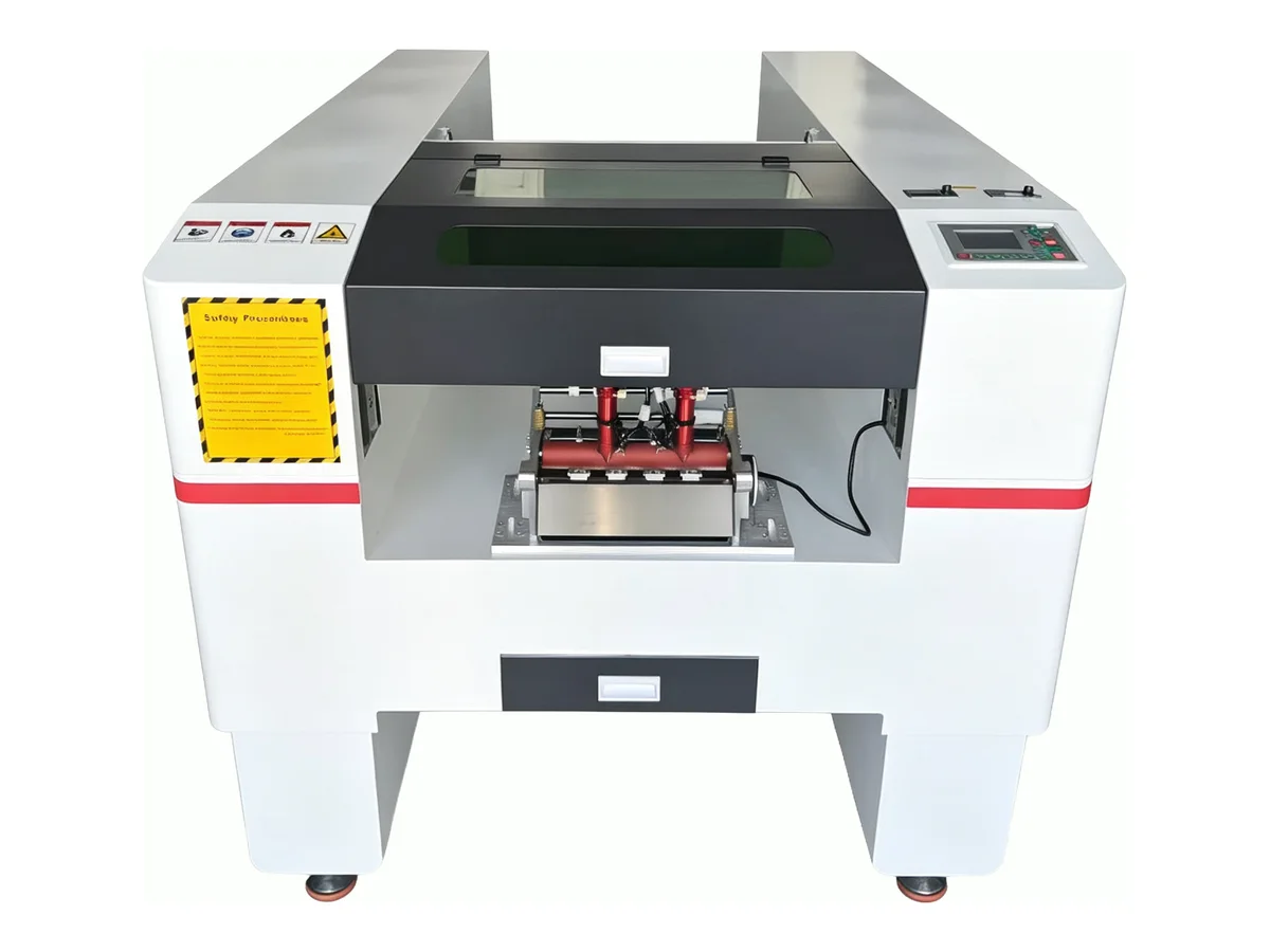 Dual-Head Laser Hole Punching and Cutting Machine for Webbing and Tape