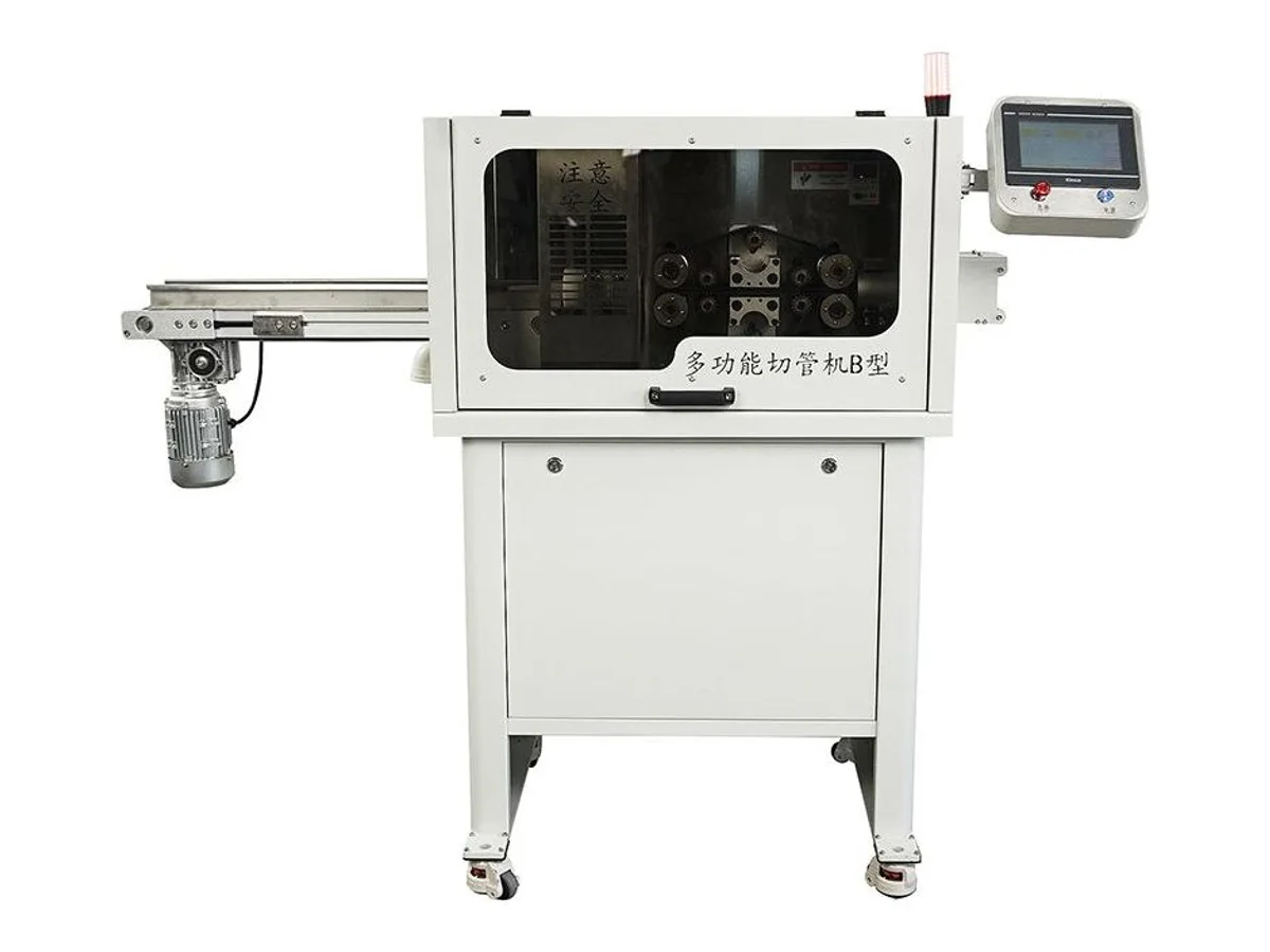 Automatische Ablängmaschine für Schläuche, Wellrohre und Rohre bis Φ40 mm