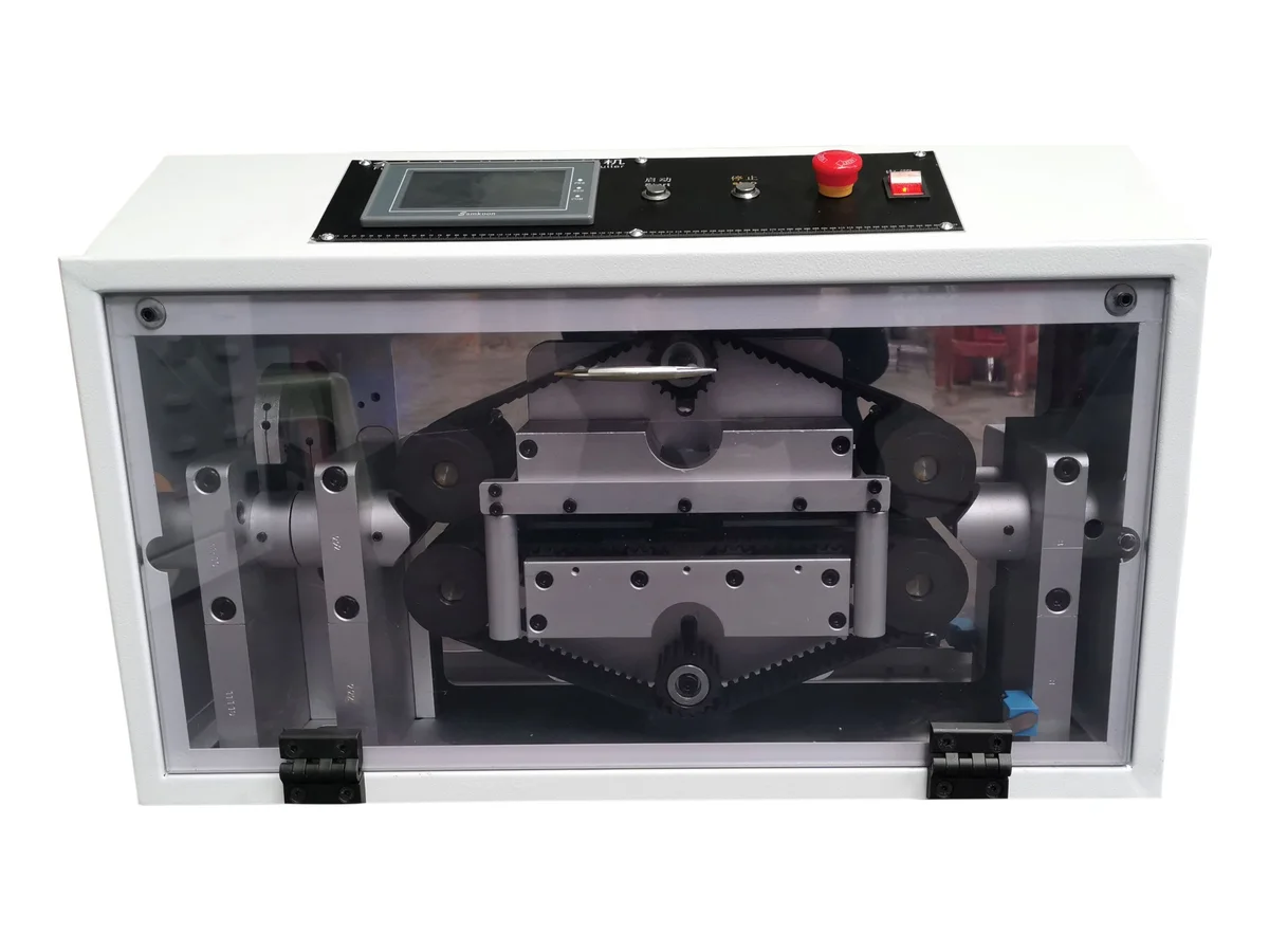 Flexible Tube Cutting and Splitting Machine with Separate Start/Stop Controls