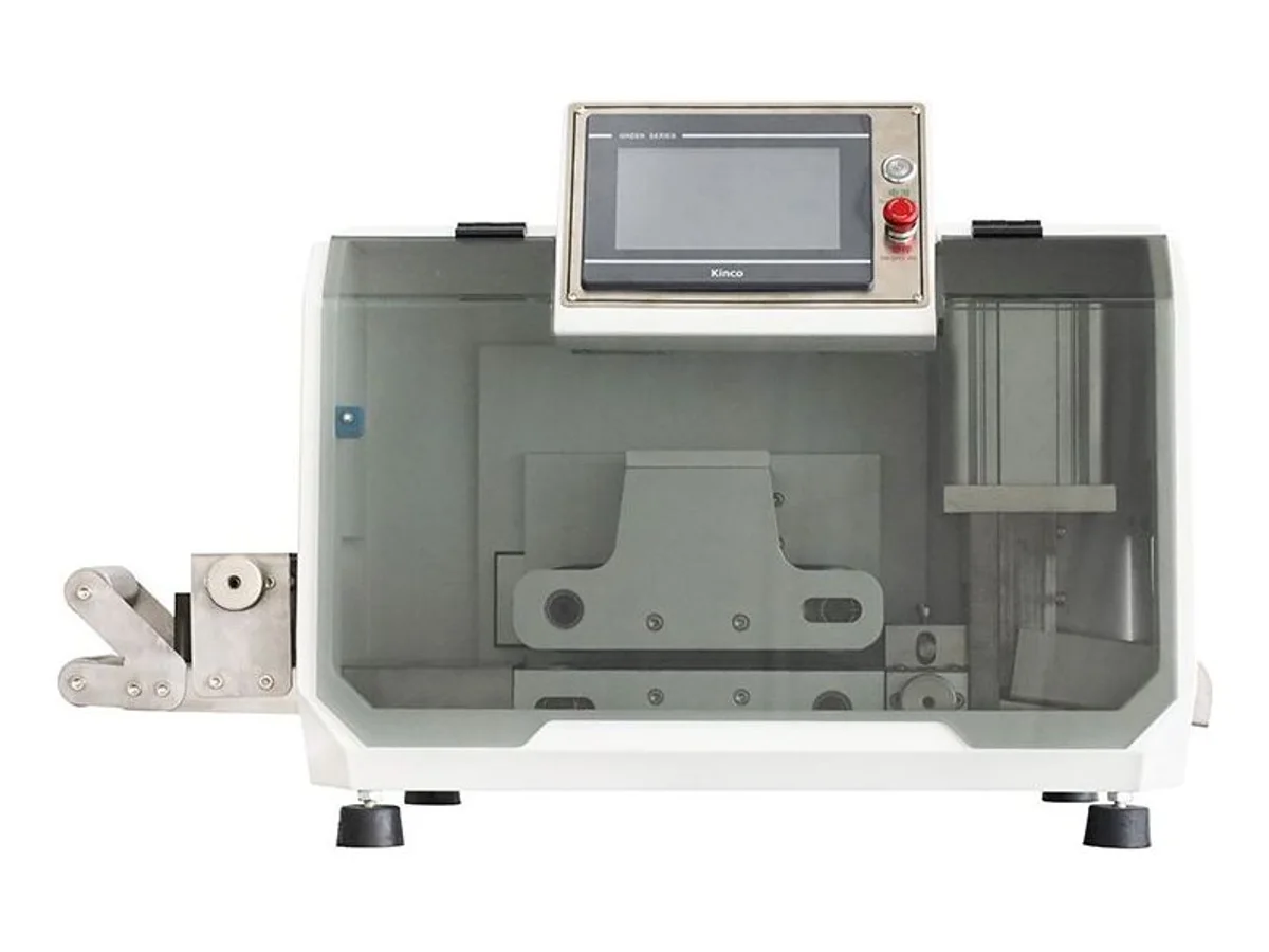 Automatic Heat Shrink Tubing Cutting Machine with Pneumatic Blade, Ø1–30 mm