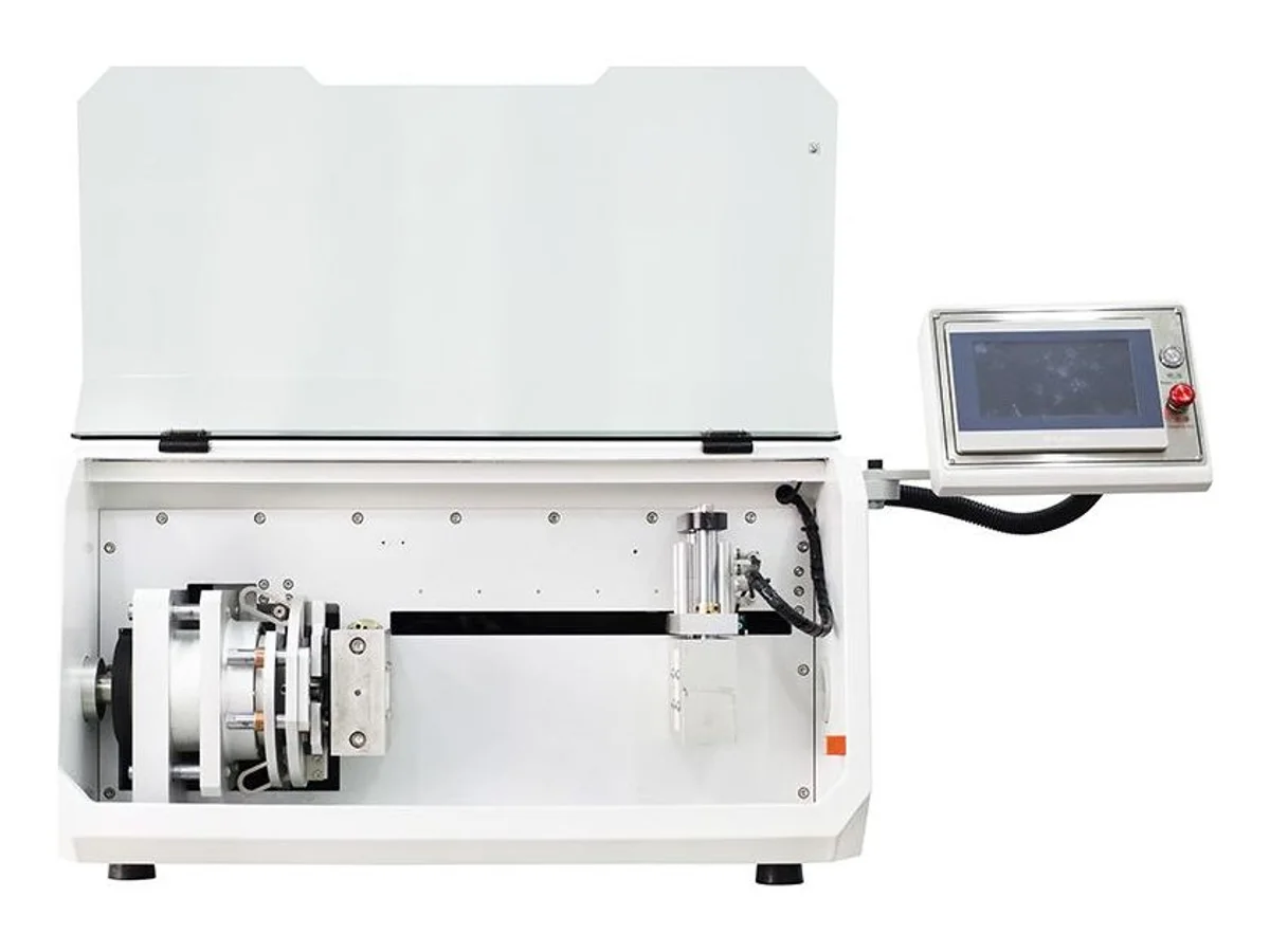 High Precision Rotary Knife Pipe Cutting Machine for Rigid PVC, PP and PE Pipe, 1–50 mm