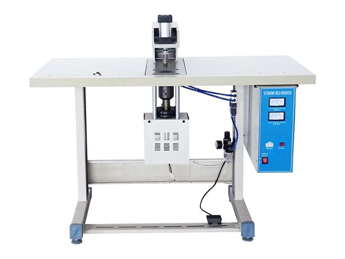 Ultrasonic Hole Punching Machine for Webbing, Zipper Tape and Leather