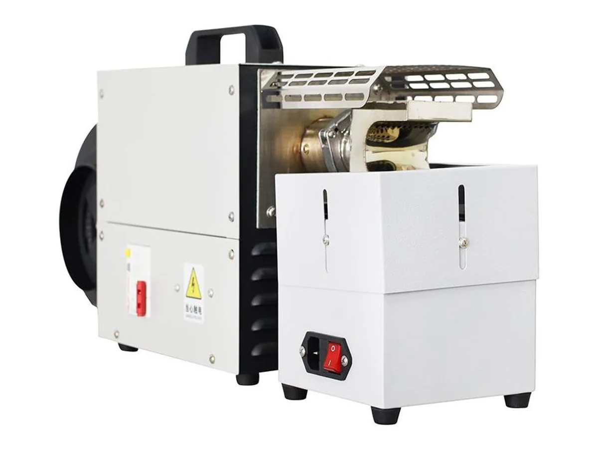 Semi-Automatic Heat Shrink Tube Heating Machine with Interchangeable Air Outlets