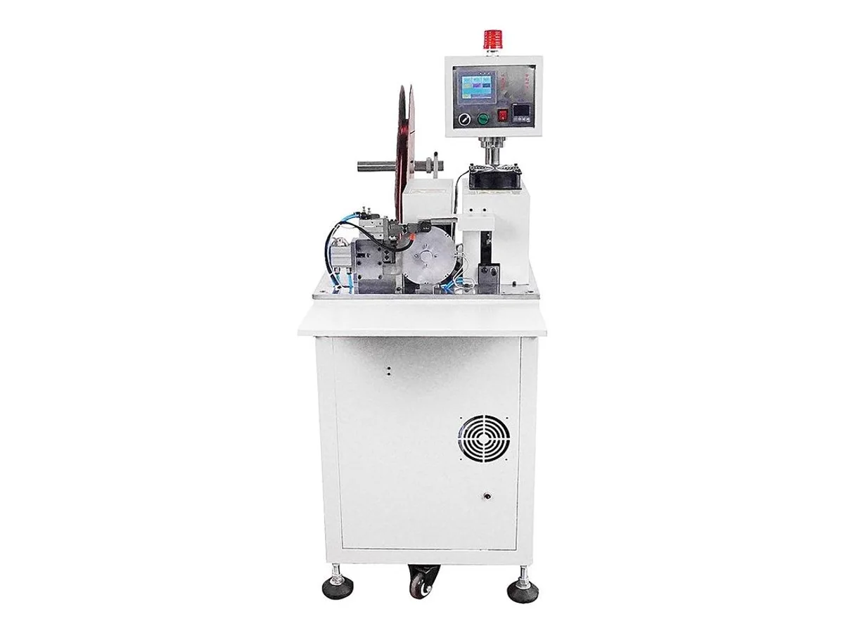 Heat Shrink Tube Inserting and Heating Machine for Wire Ends and Terminals