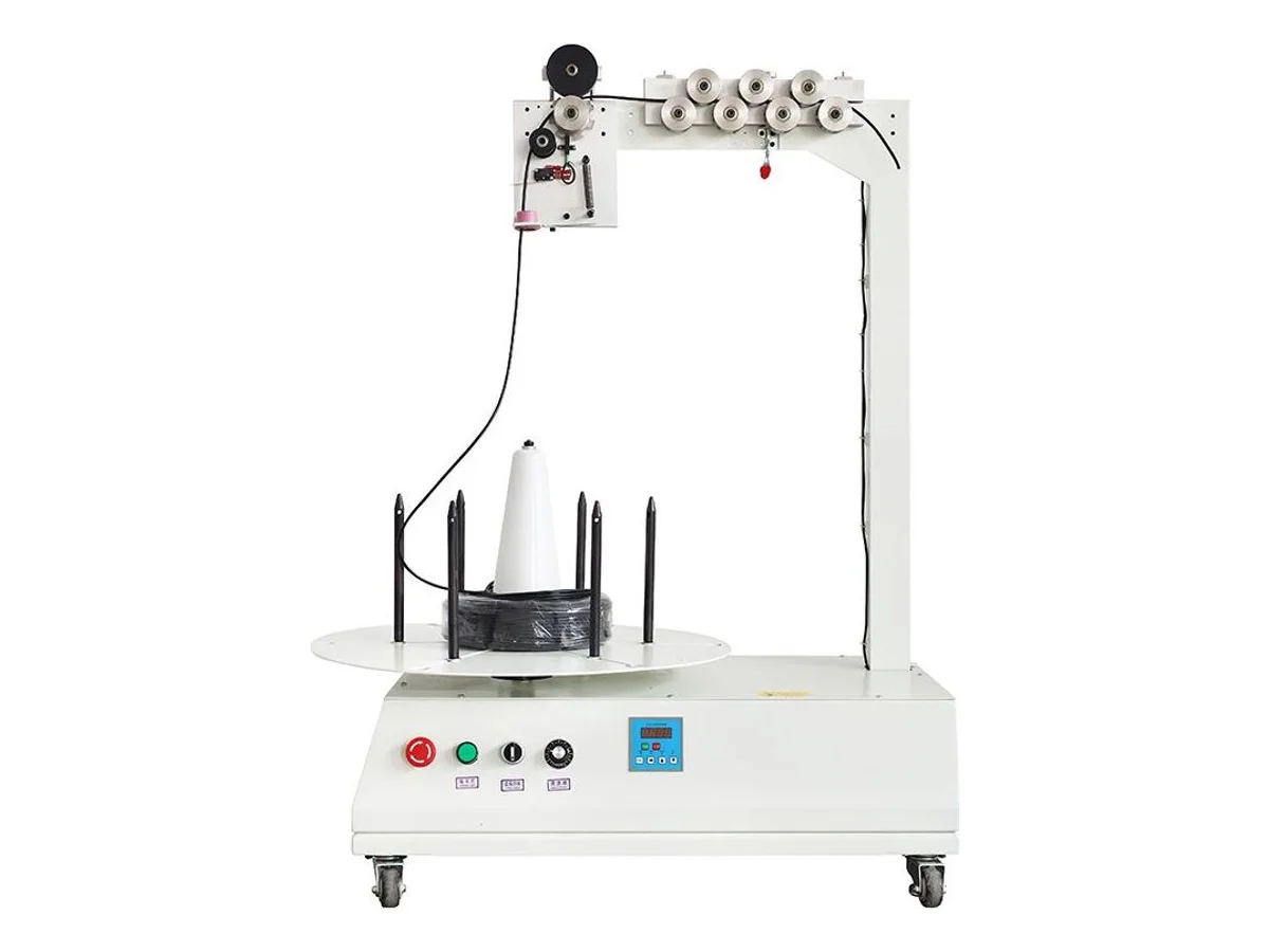 Automatic Wire and Cable Prefeeding Machine with Vertical Coil Turntable and Tension Control