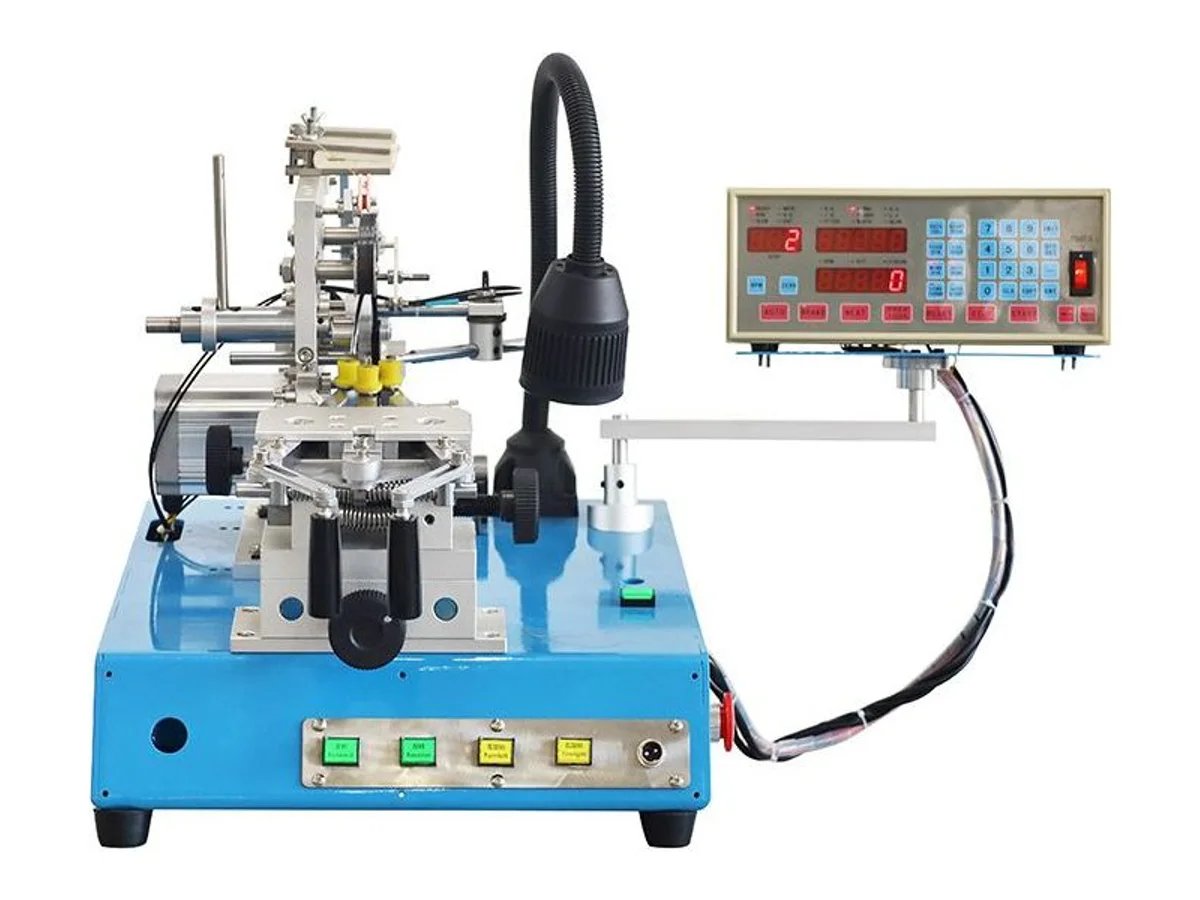 Semi-Automatic Toroidal Coil Winding Machine for Magnetic Ring Cores