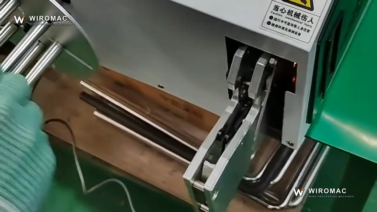 Semi-Automatic Cable Coiling and Twist Tying Machine for 15–40 mm Bundles WM-4829