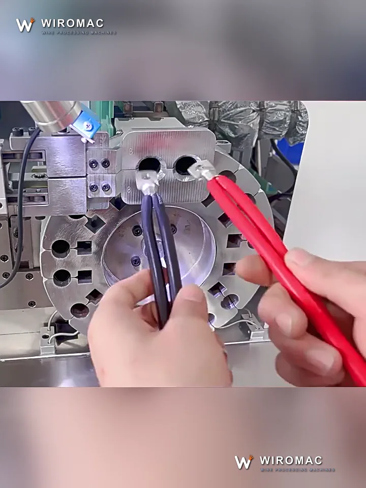 Semi-Automatic Heat Shrink Tube Inserting and Sealing Machine for Flat Sheathed Cable WM-675