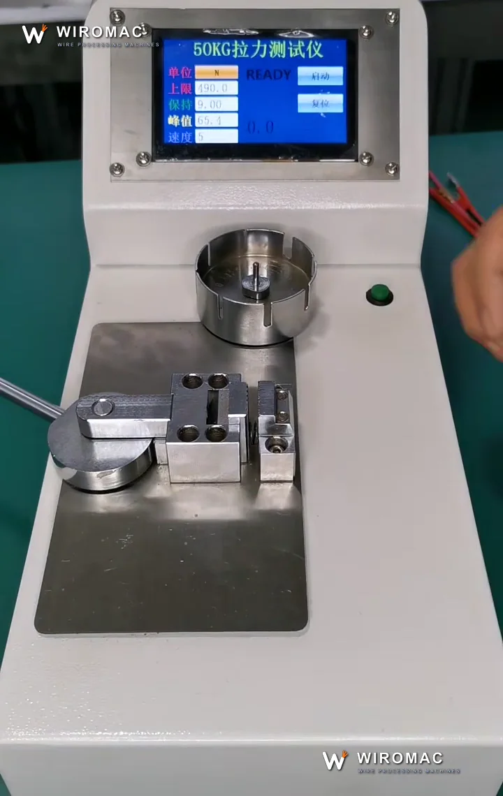 Automatic Wire Crimp Pull Tester with Touch Screen, 500 N WM-820